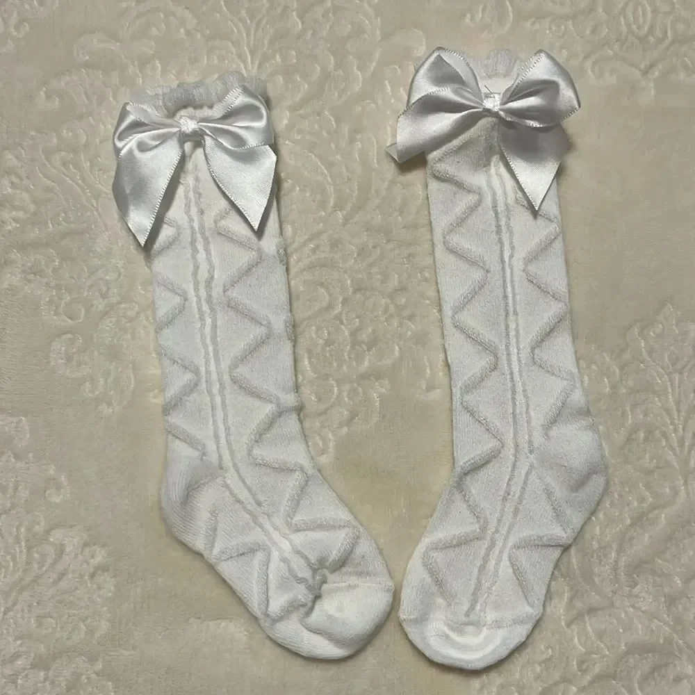 BABY / TODDLER BOW DECOR SOCKS